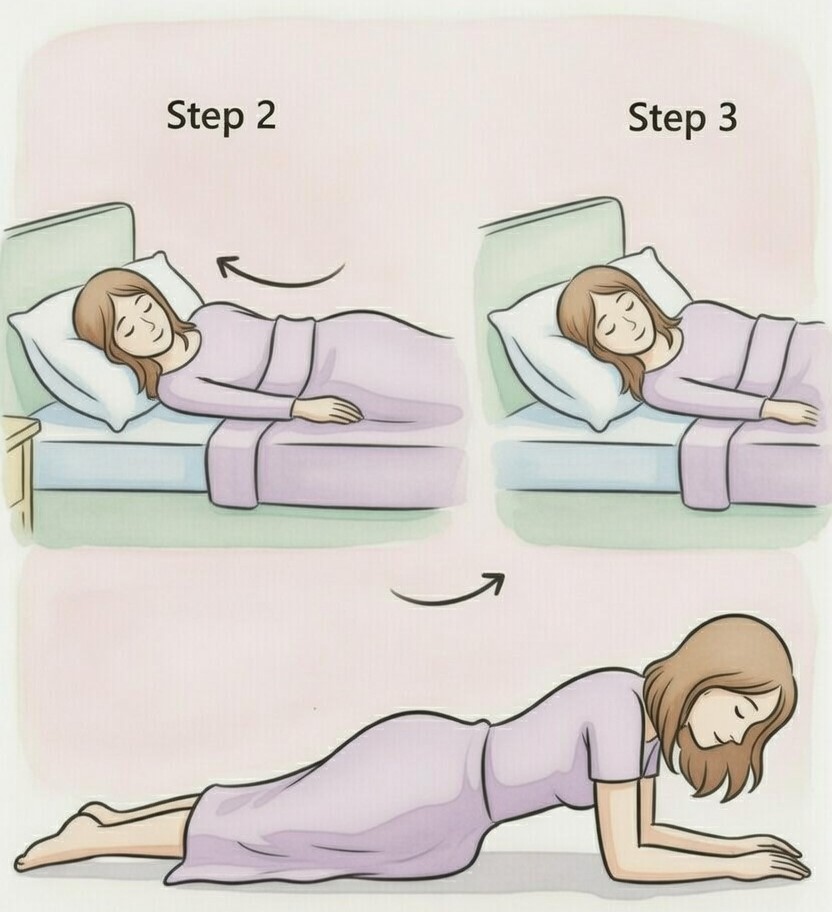허리디스크 환자가 통증 없이 일어나는 법: 엎드린 자세에서 팔꿈치로 상체를 세우는 안전한 기상 단계
