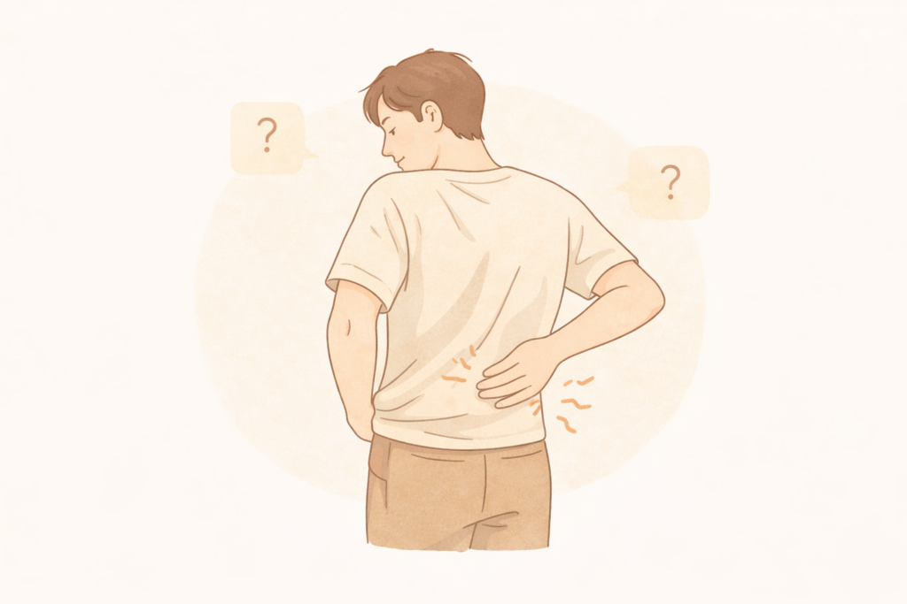 허리디스크 초기 증상 자가진단: 일상생활 중 갑자기 나타나는 허리 통증의 원인과 신호