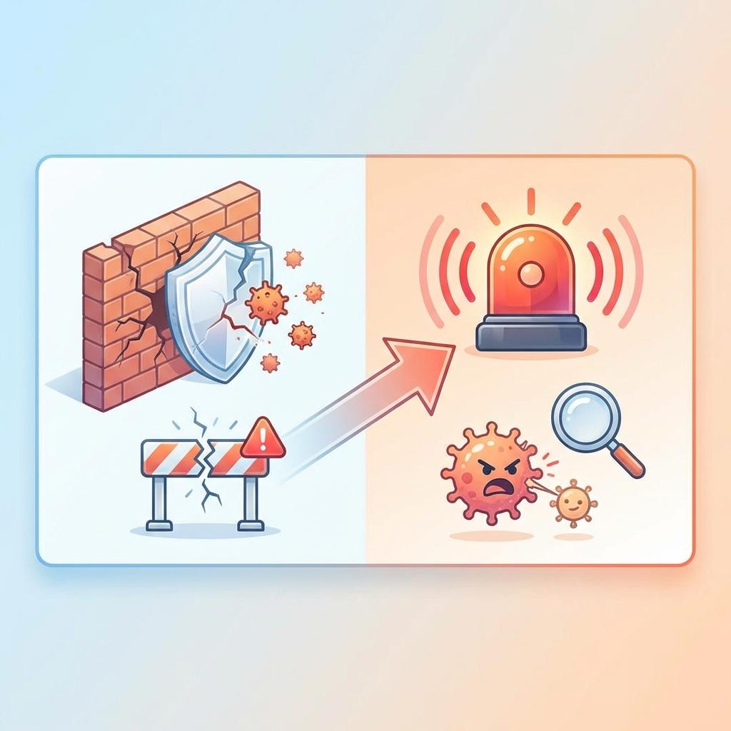 아토피 피부염 원인 설명 이미지 – 피부 장벽 손상과 면역 과민 반응(Th2), 필라그린 유전자 변이로 인한 염증 및 가려움 악화 구조