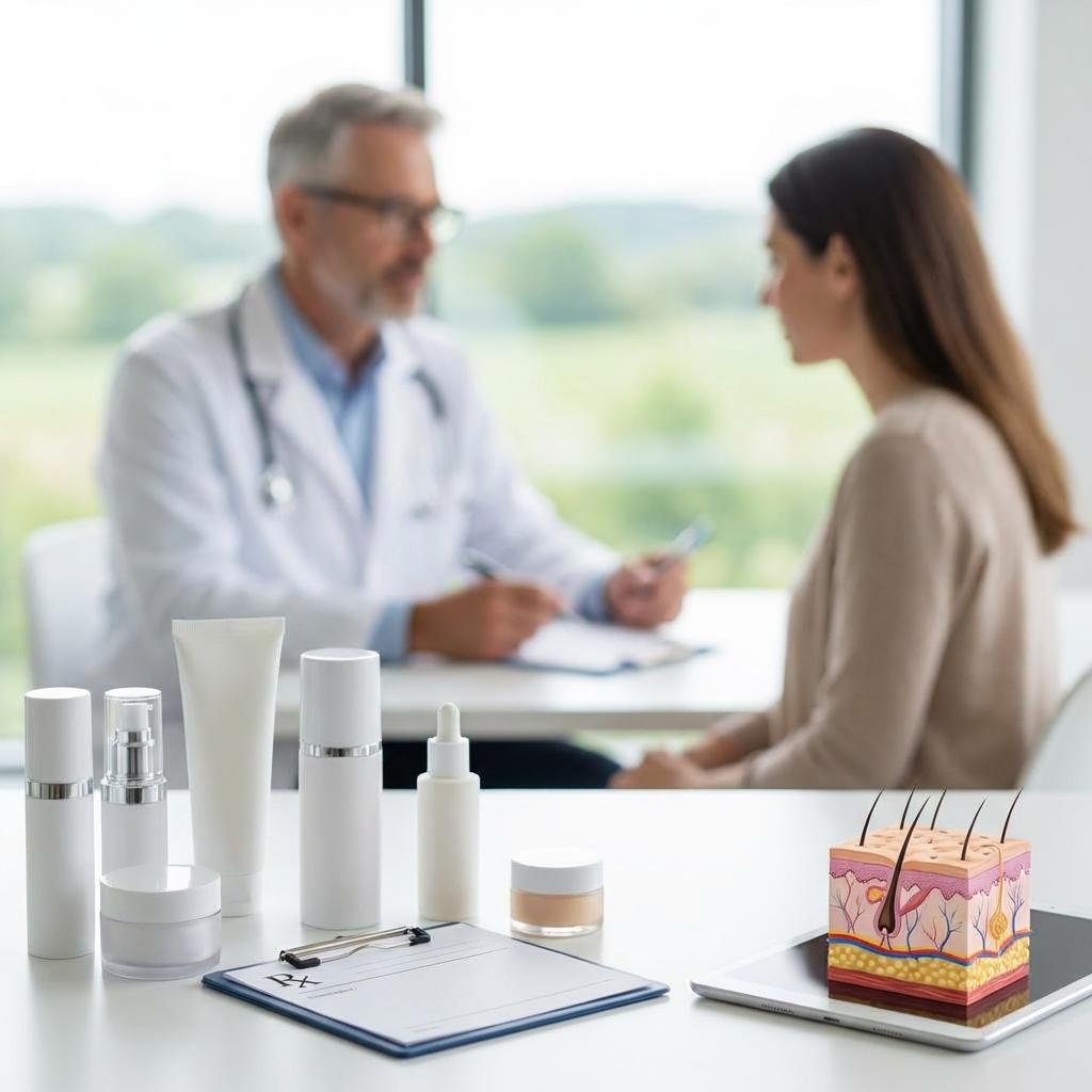 아토피 피부염 치료 시 피부과 전문의 상담 중요성, 개인별 중증도와 나이에 따른 맞춤 치료 필요, 생물학적 제제와 JAK 억제제 처방 및 모니터링 안내, 아토피 악화와 피부 감염 시 병원 진료 권장 인포그래픽