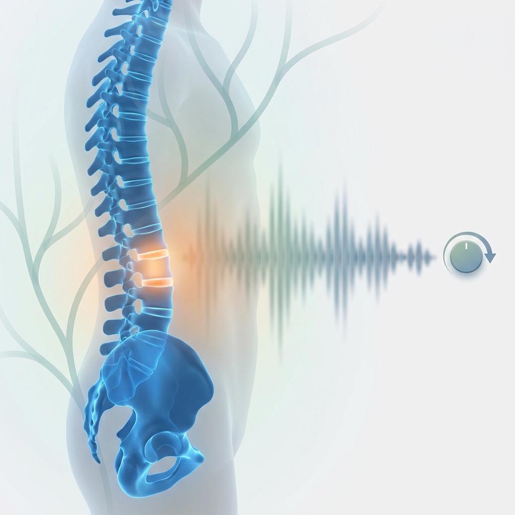 허리 디스크 통증과 자책 심리가 통증을 악화시키는 원리, 파국화와 스트레스가 뇌의 통증 인식을 증가시키는 과정과 통증 완화 심리 접근 설명 이미지