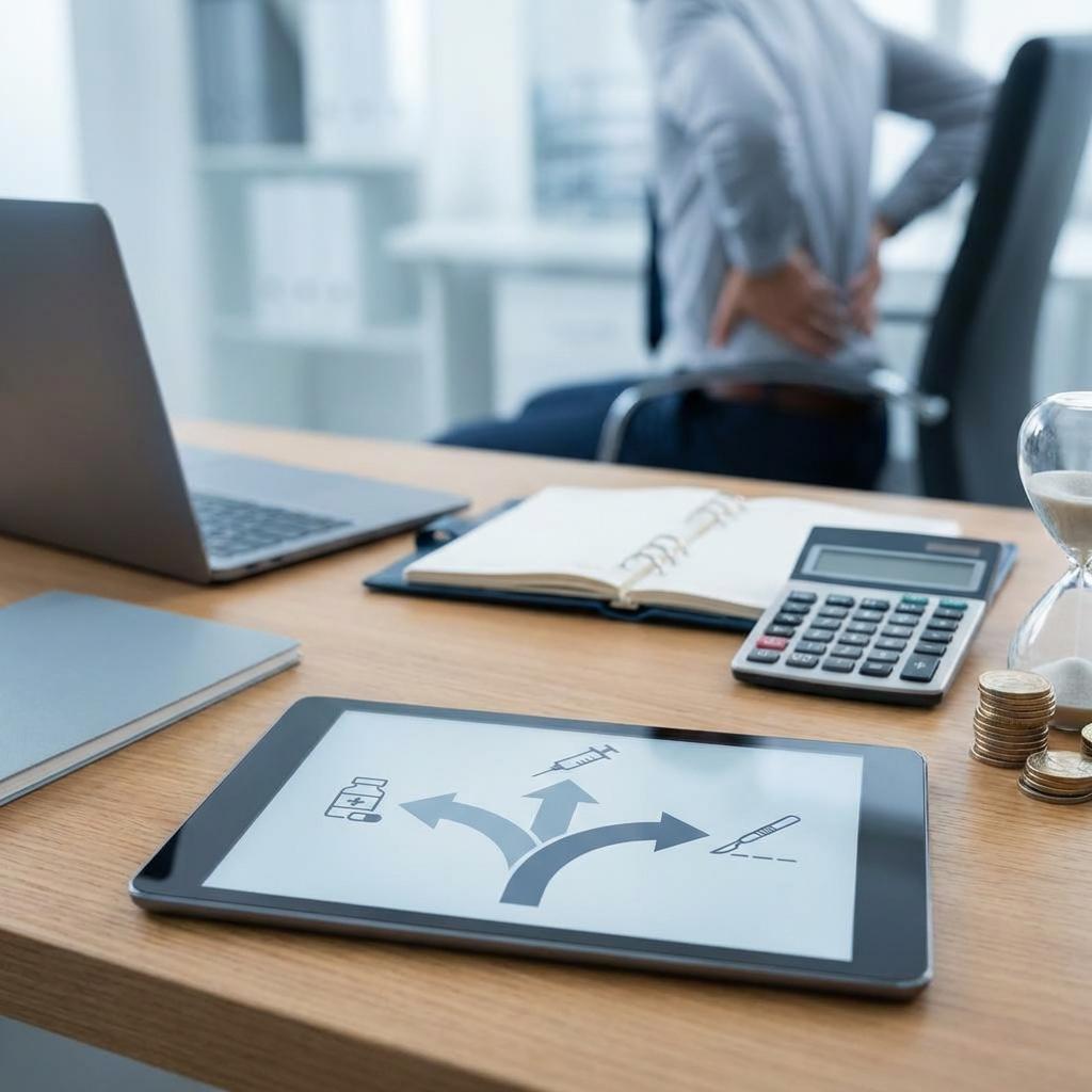 허리디스크 치료 선택지별 비용과 회복 기간 비교 – 자연치유, 경막외 주사, 내시경 수술 비용 차이