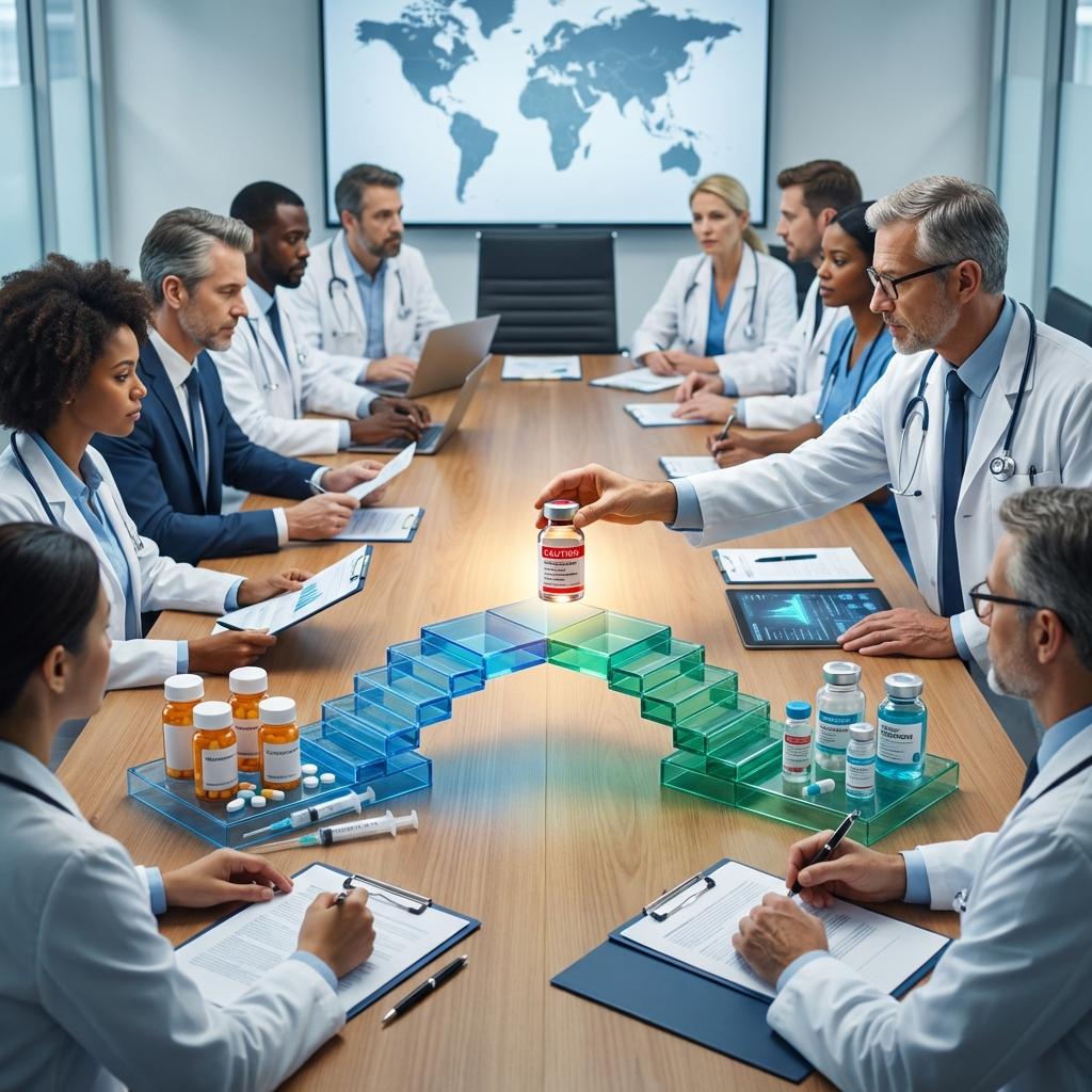 아토피 스테로이드 주사 사용에 대한 국제 전문가 컨센서스 이미지, 단기 제한 권고와 듀필루맙·JAK 억제제로 넘어가는 브릿지 치료 전략 설명